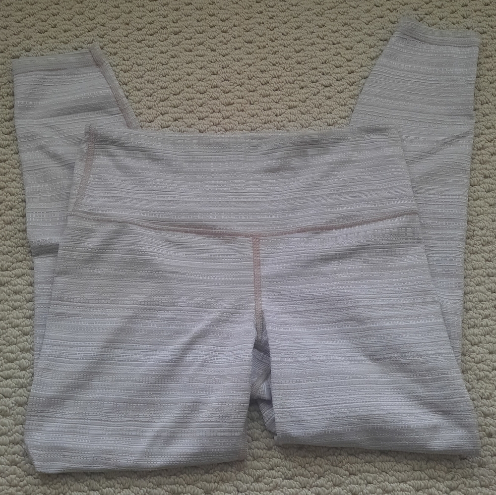 Athleta, SP, Gold/Tan and White, Preowned Leggings